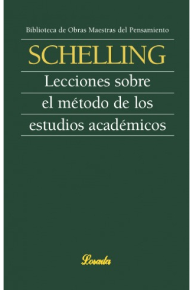 Lecciones sobre el método de los estudios académicos