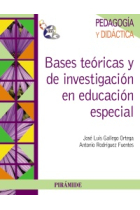 Bases teóricas y de investigación en educación especial