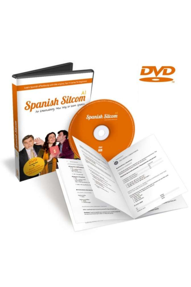 Spanish Sitcom A1. DVD + Libro de gramática y actividades. Una manera diferente de aprender