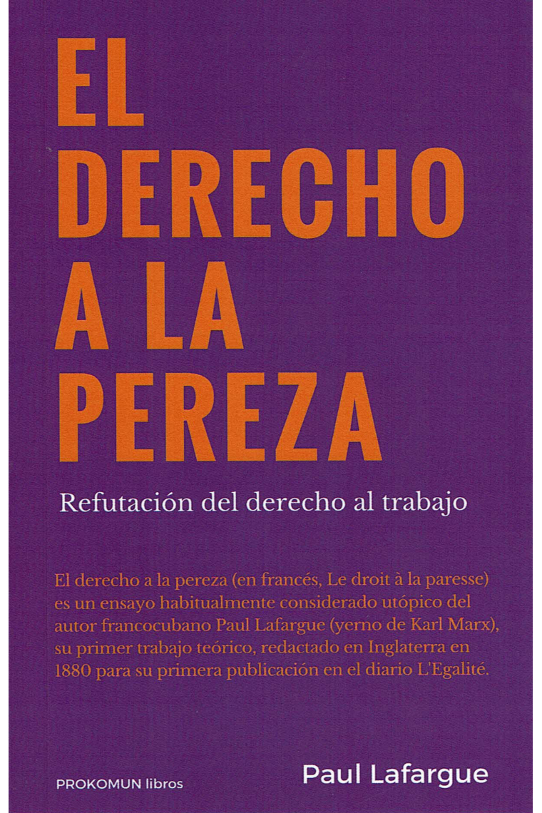 El derecho a la pereza