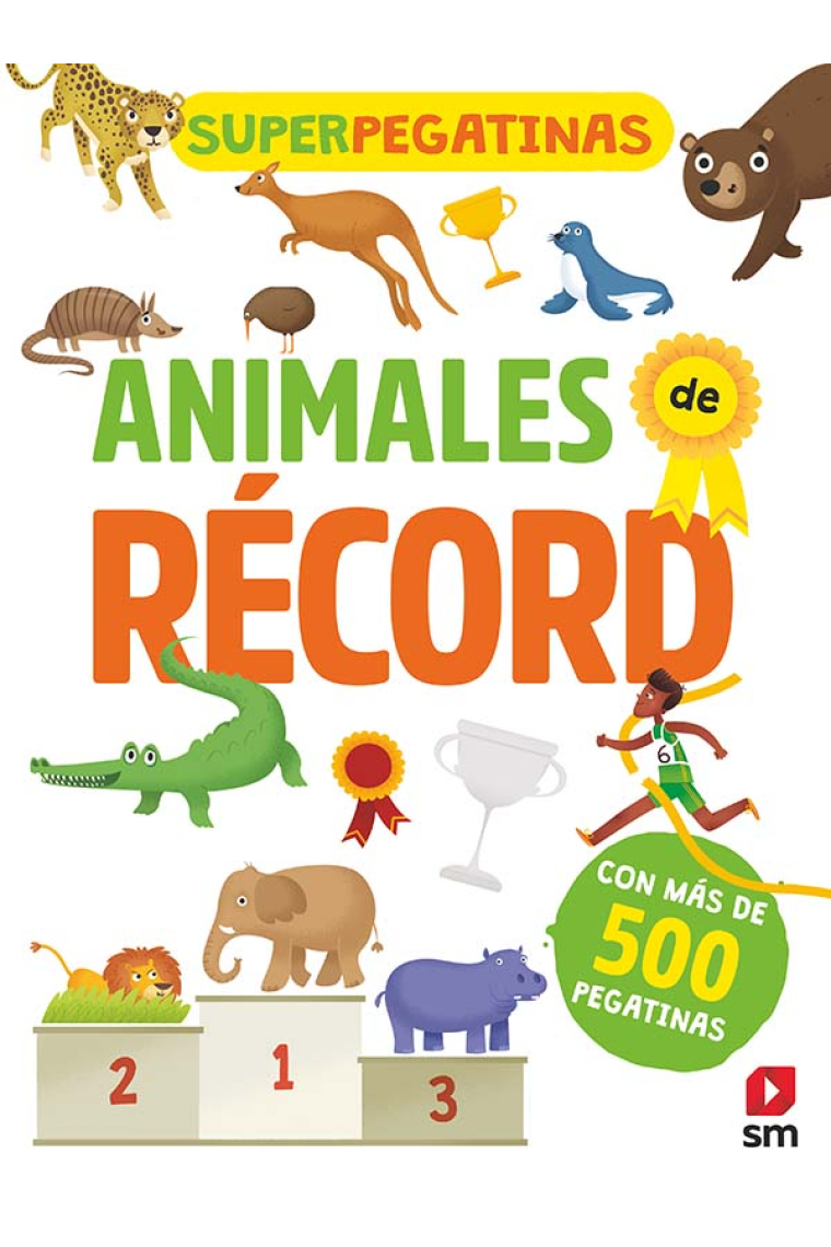 Superpegatinas. Animales de récord