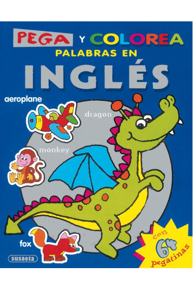 Pega y colorea palabras en inglés