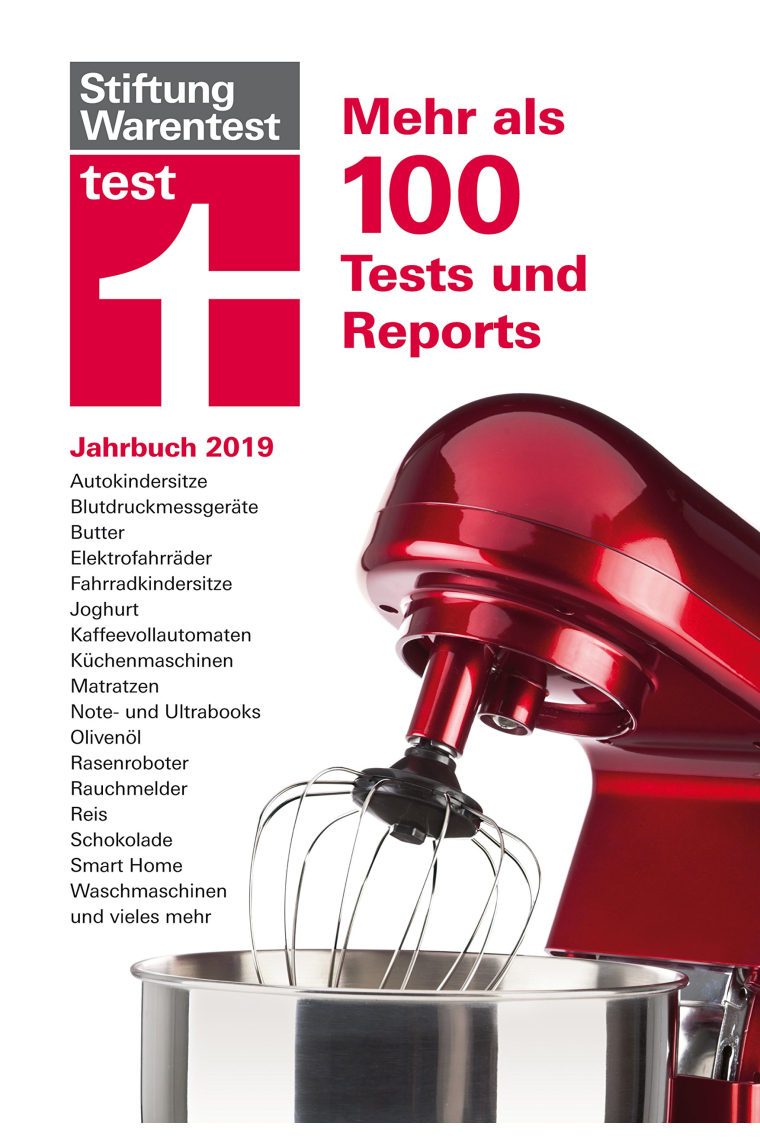 Test Jahrbuch 2019: Mehr als 100 Tests und Reports