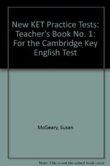 New KET Practice Test 1 Teacher's Resource Book