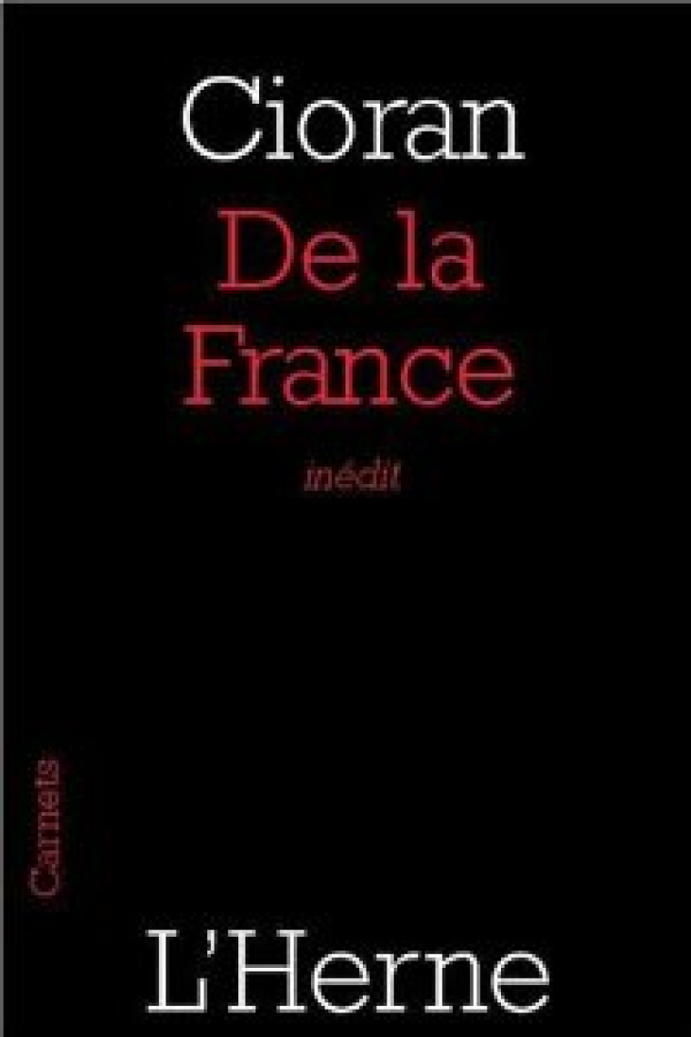 De la France (inédit)