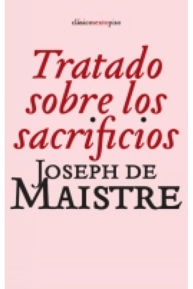 Tratado sobre los sacrificios