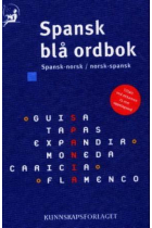 Spansk bla ordbok spansk-norsk/norsk-spansk (Diccionario noruego español)