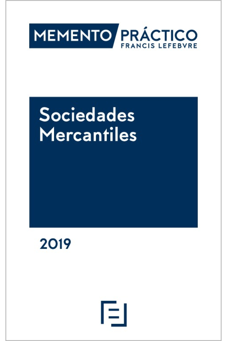 Memento Sociedades Mercantiles 2019