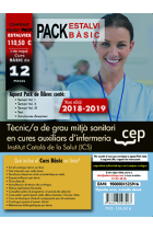 PACK AHORRO BASICO. Tècnic/a de grau mitjà sanitari en cures auxiliars d'infermeria. Institut Català de la Salut (ICS). (Incluye Temarios Vol. I, II, III, Test y Simulacros + Curso Básico On Line valorado en 79 €)