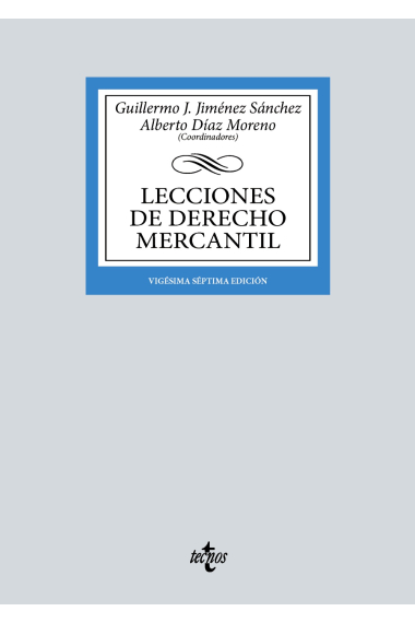 Lecciones de Derecho Mercantil (2024)