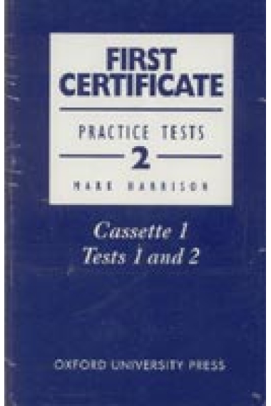 First Certificate. Practice tests 2. Cassettes (3)