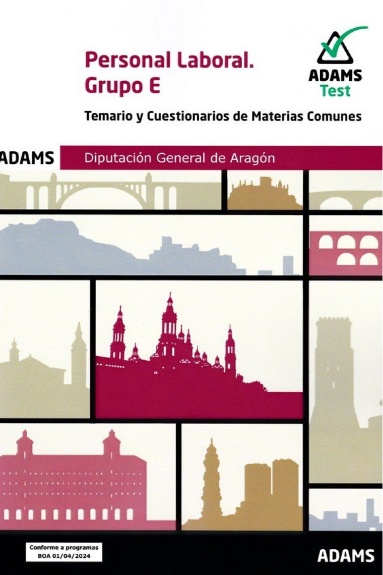 TEMARIO Y CUESTIONARIOS MATERIAS COMUNES PERSONAL LABORAL GR