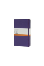 Moleskine* Cuaderno Rayas Pocket (cartoné-violeta)