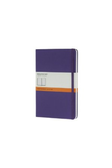 Moleskine* Cuaderno Rayas Pocket (cartoné-violeta)