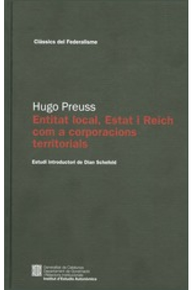 Entitat local, Estat i Reich com a corporacions territorials.