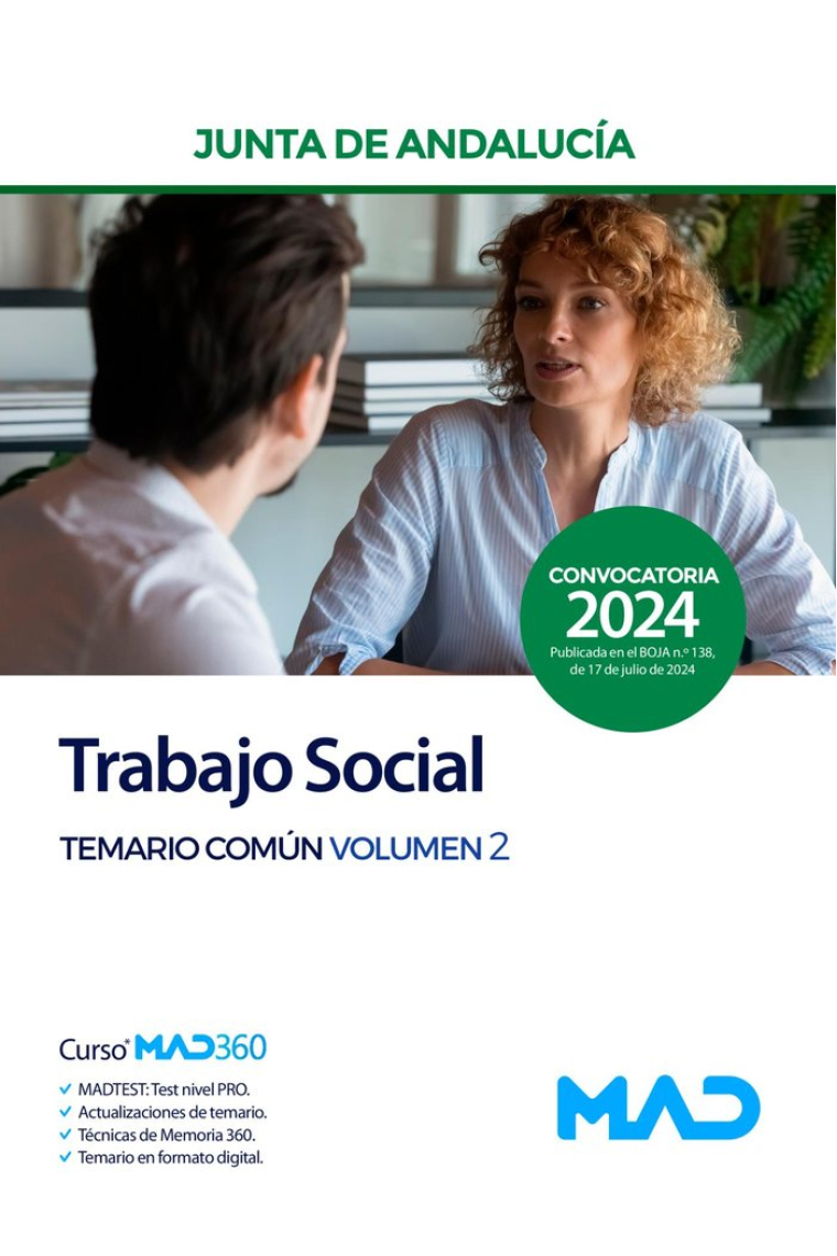 TRABAJO SOCIAL TEMARIO COMUN 2 JUNTA ANDALUCIA