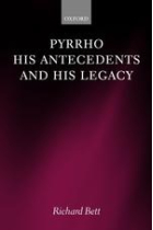 Pyrrho:  his antecedents and his legacy