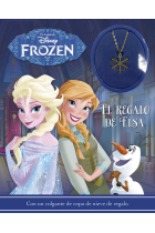 Frozen.Libro con collar. El regalo de Elsa