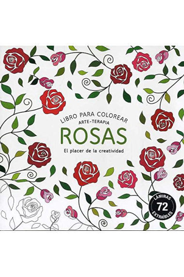 Rosas.Libro para colorear.Arte-terapia  (Compactos)