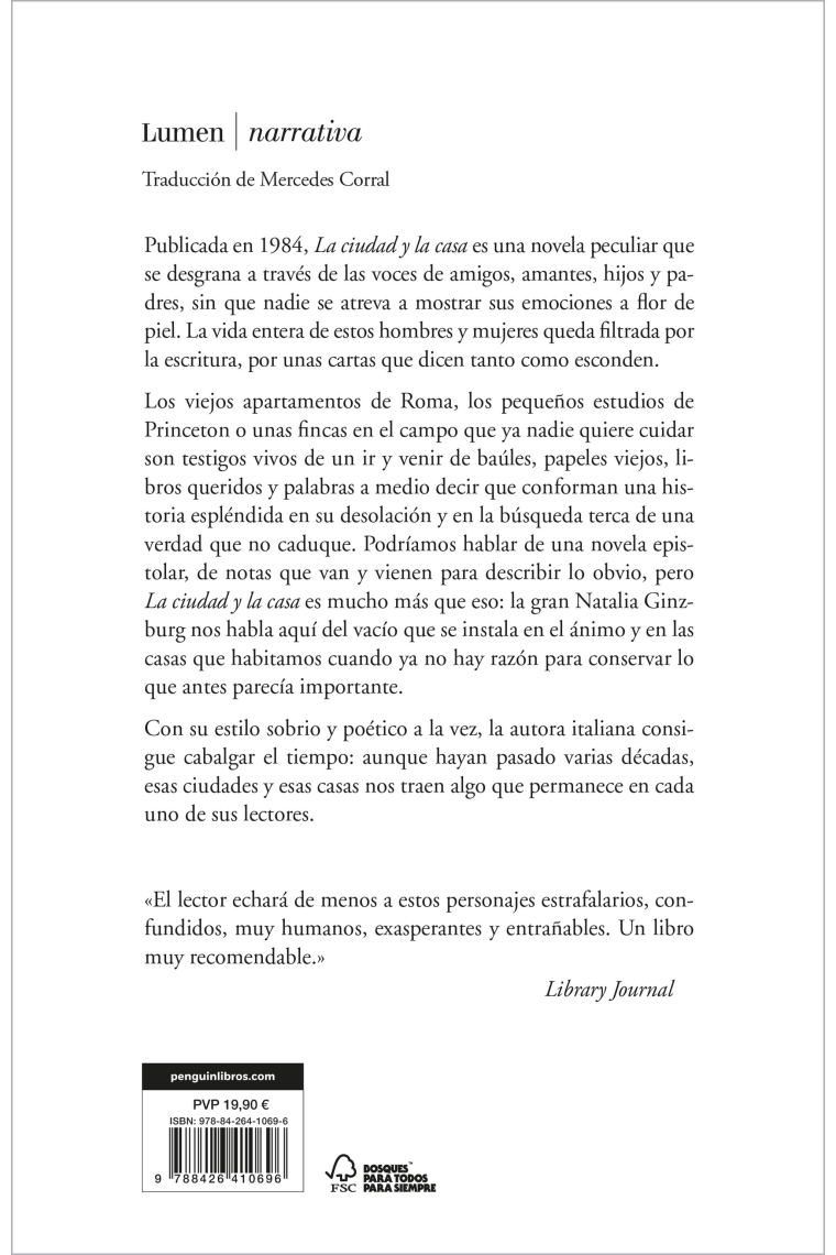 LA CIUDAD Y LA CASA