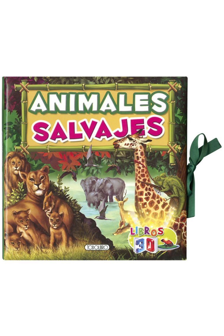 LIBROS 3D ANIMALES SALVAJES