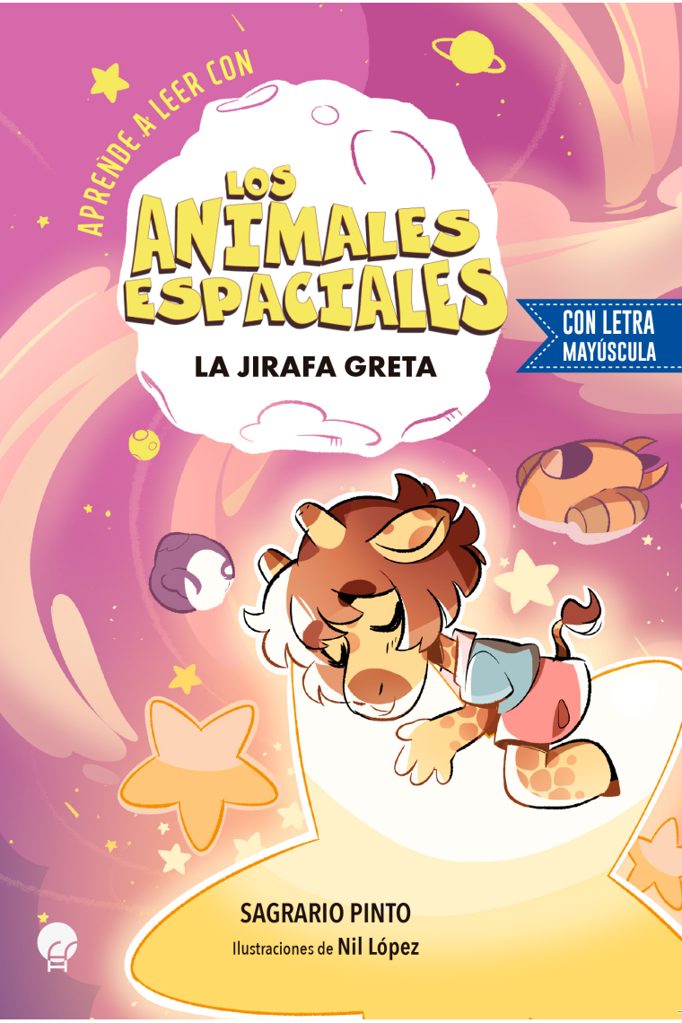 Aprende con los animales espaciales (jirafa). La jirafa Greta