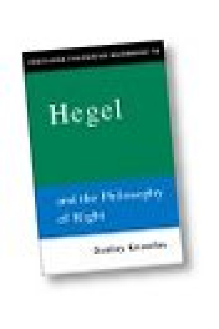 Hegel and the Philosophy of right