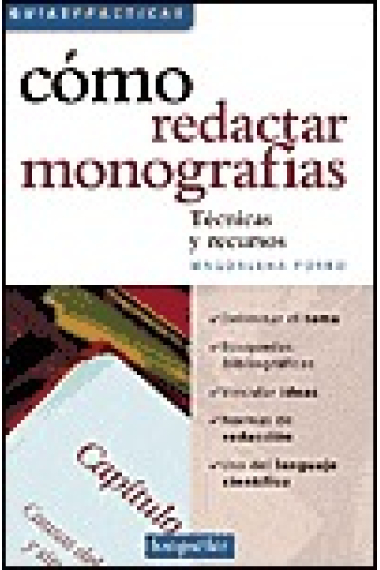 Cómo redactar monografías