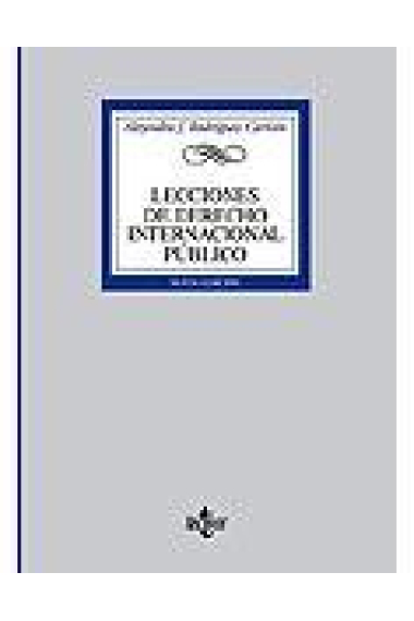 Lecciones de derecho internacional público. 6 ed.