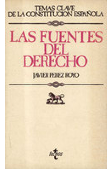 Las fuentes del derecho