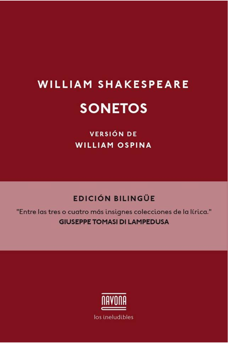 Sonetos (edición bilingüe)