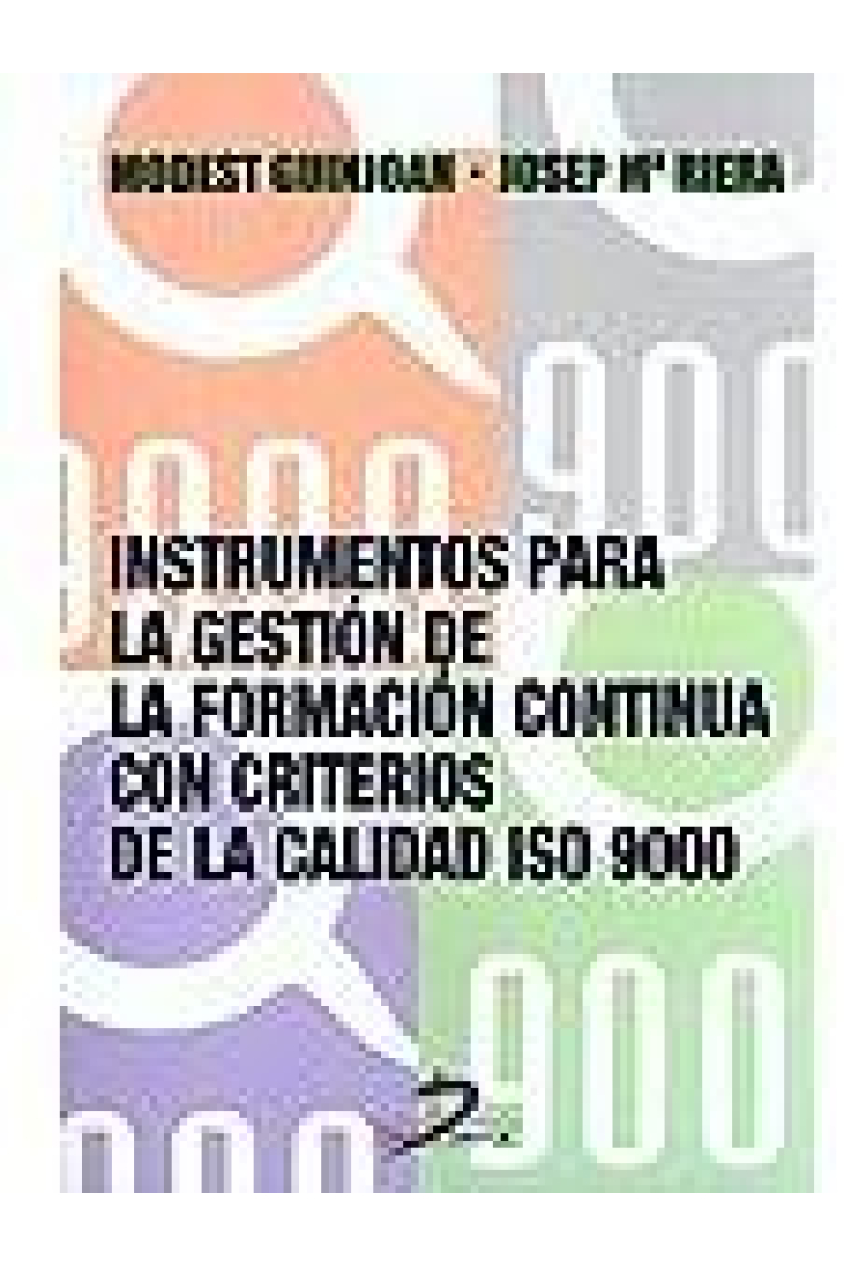 Instrumentos para la gestión de la formación continua con los criterios de la calidad ISO 9000