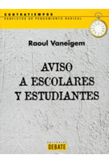 Aviso a escolares y estudiantes