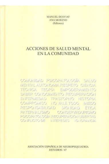 Acciones de salud mental en la comunidad