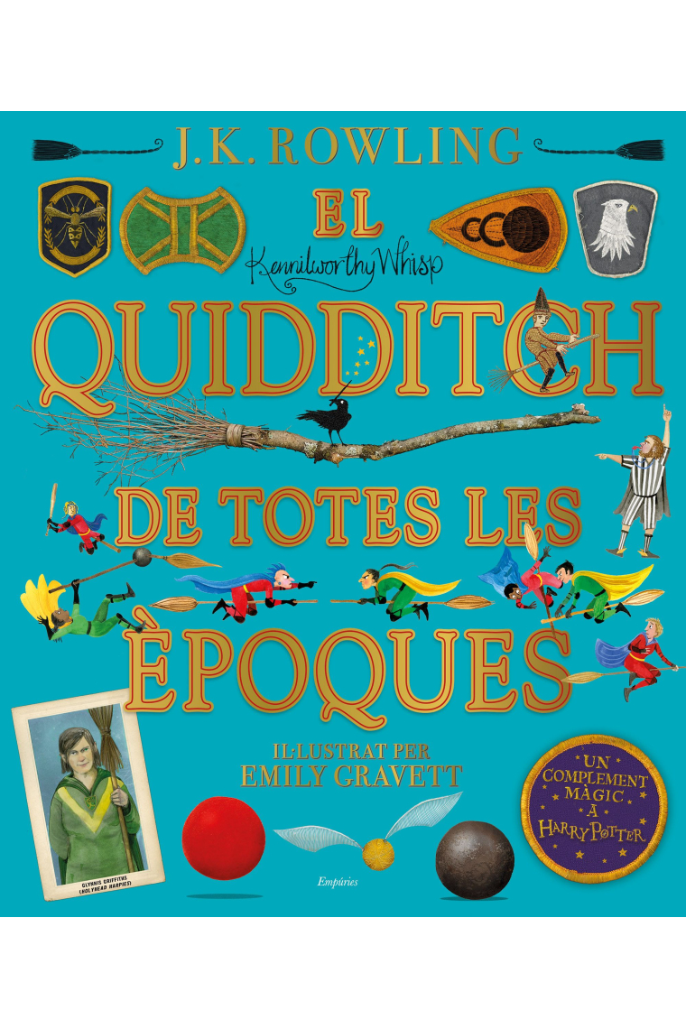 El quidditch de totes les èpoques (il·lustrat). Il·lustrat per Emily Gravett