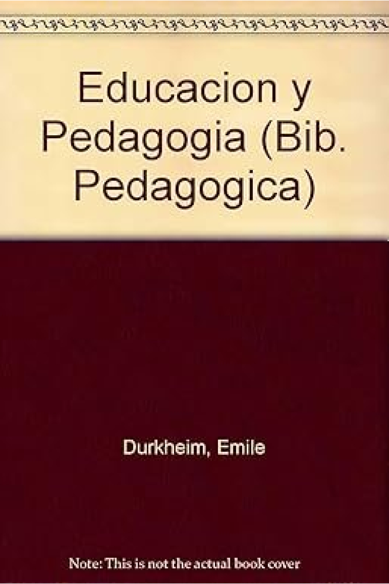 EDUCACION Y PEDAGOGIA