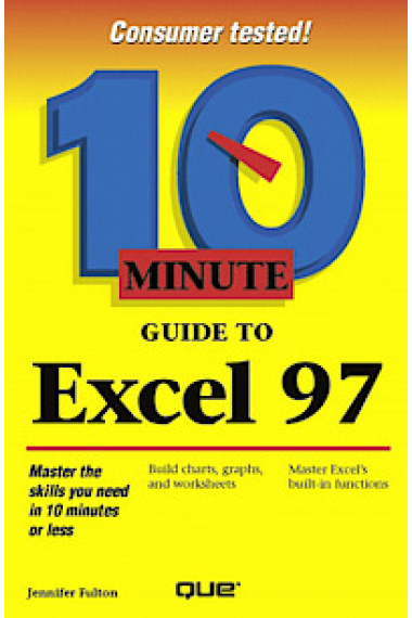 10 minure guide to excel 97