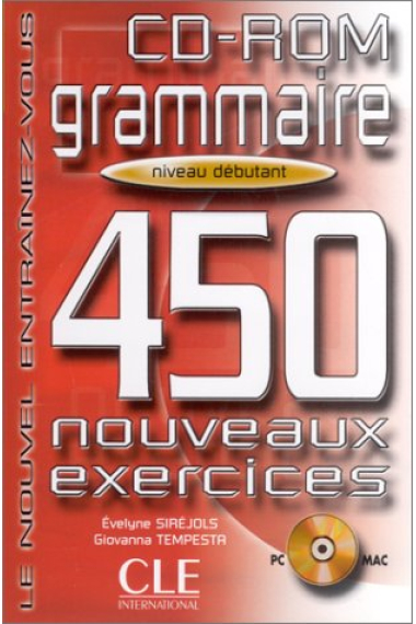 CD-ROM Grammaire 450 Nouveaux exercices: Niveau débutant