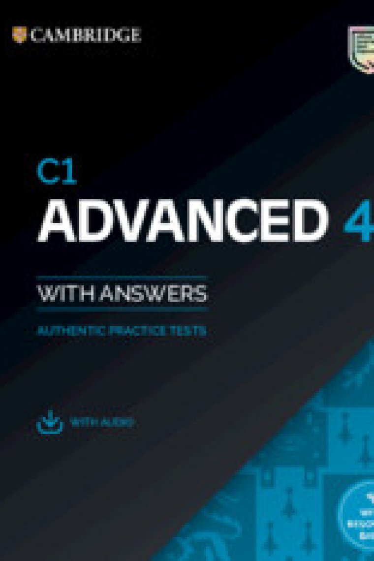 C1 Advanced 4 Student's Book with Answers with Audio with Resource Bank: Authentic Practice Tests (CAE Practice Tests)