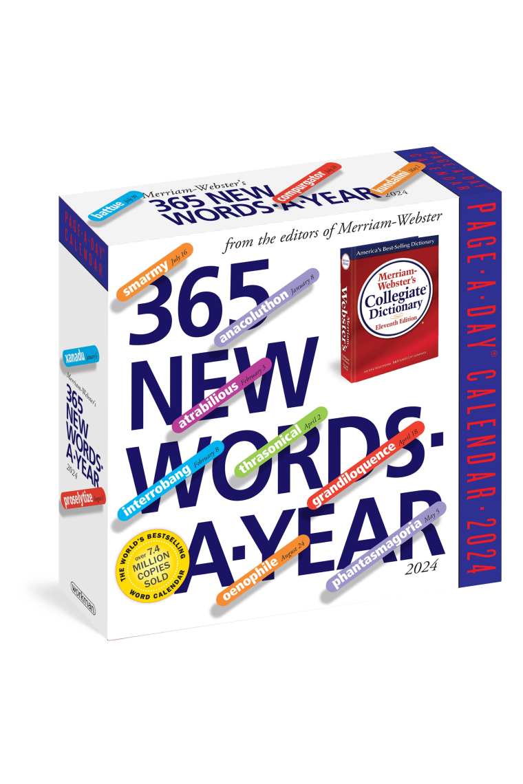 365 New Words-A-Year Page-A-Day Calendar 2024: From the Editors of Merriam-Webster