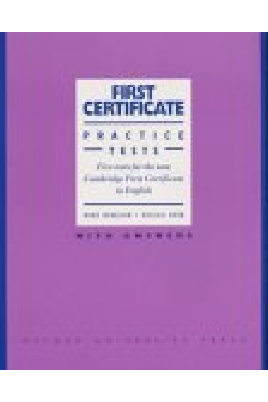 First Certificate Practice Tests (with answers)