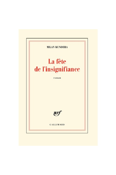 La fête de l'insignifiance