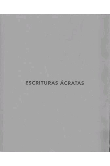 Escrituras ácratas