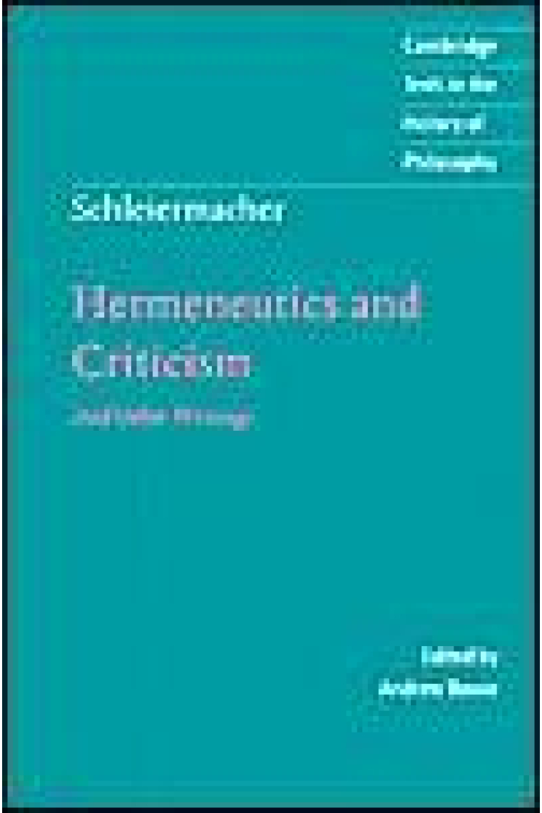 Hermeneutics and criticism