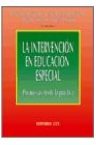 La intervención en educación especial. Propuestas desde la práctica