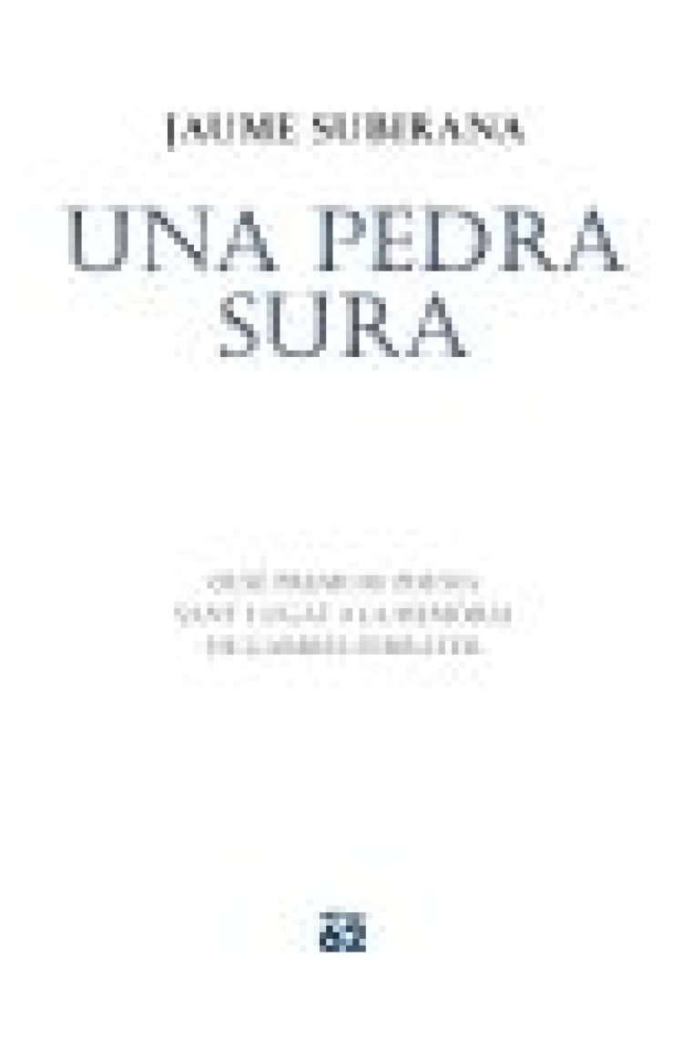 Una pedra sura