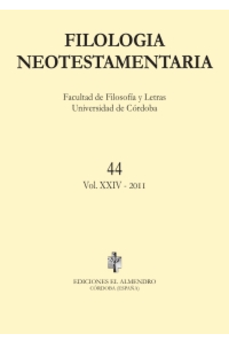 Filología Neotestamentaria nº 50 / vol. XXX (2017)