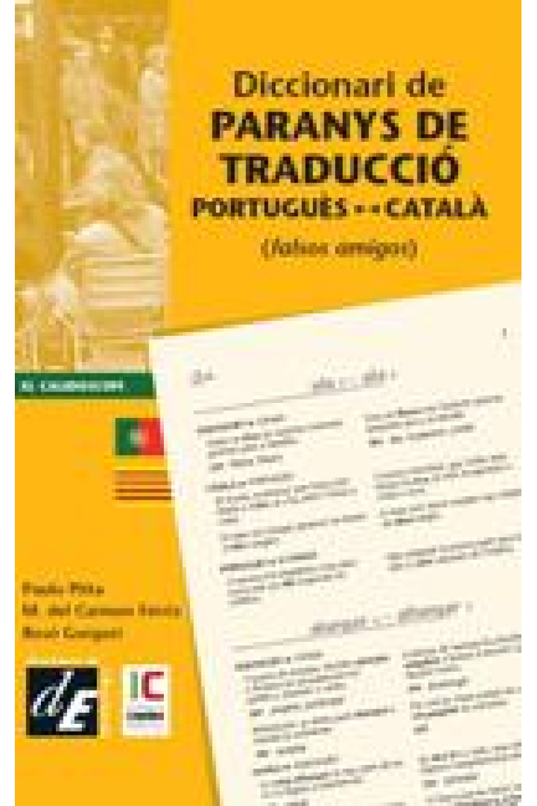 Diccionari de paranys de traducció portuguès-català (falsos amigos)