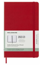 Moleskine* Agenda Semanal 18 meses large (cartoné-rojo)