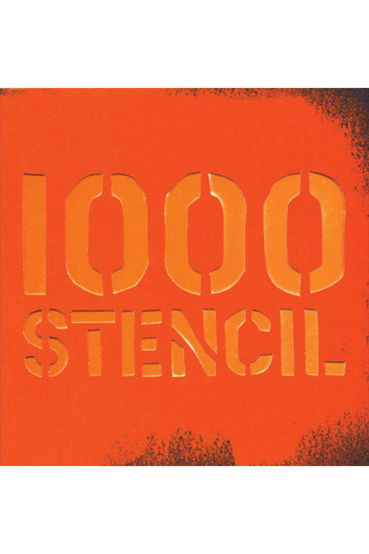 1000 stencil. Argentina graffiti